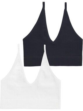Women's Black White Check Adjustable Spaghetti Camisole V Neck Crop Tank Tops